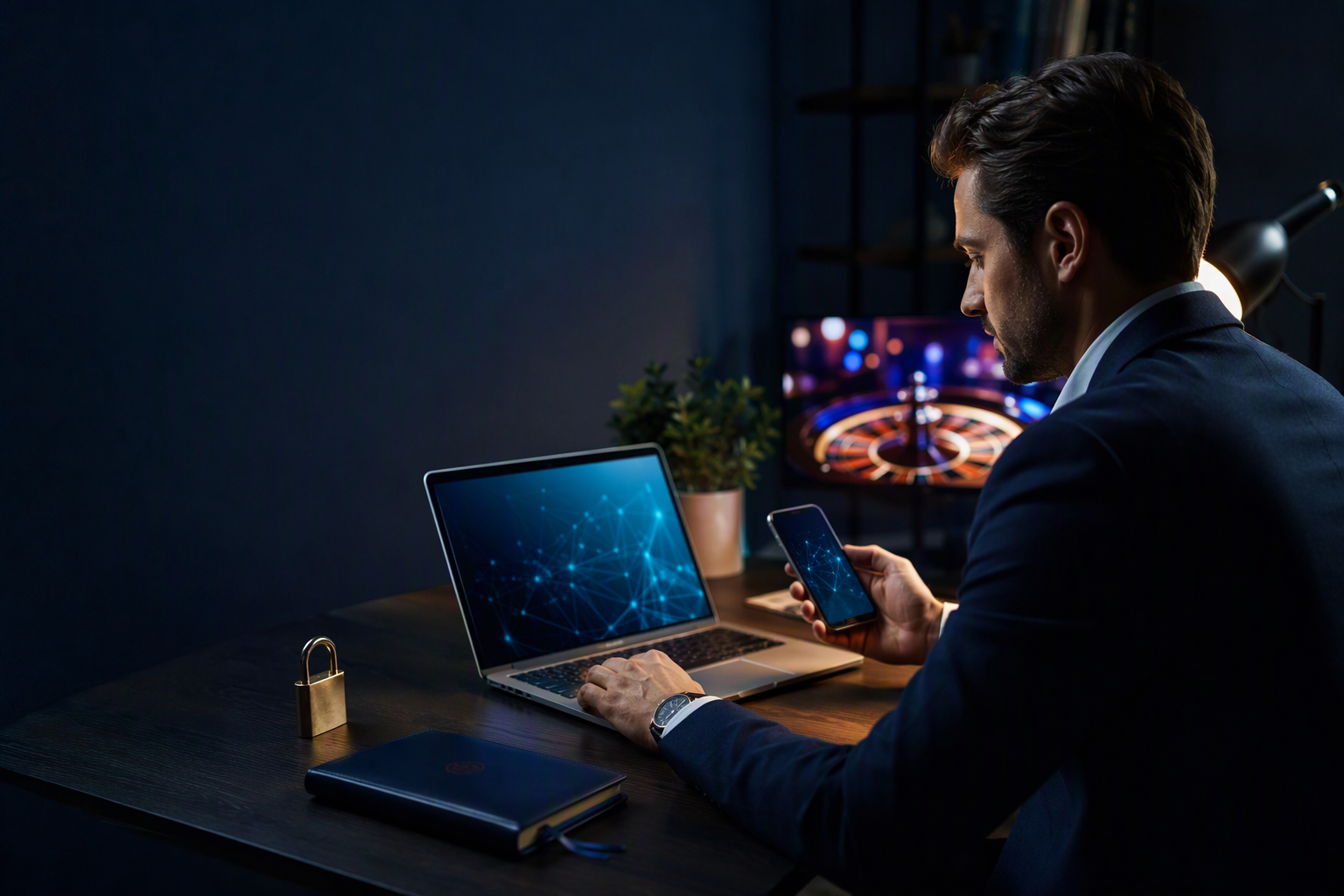 Professional reviewing crypto casino security